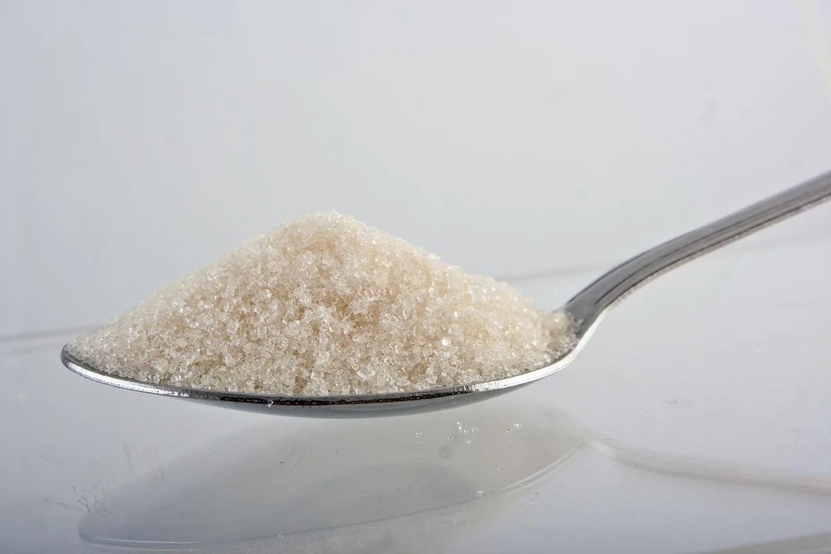 White powder on a spoon